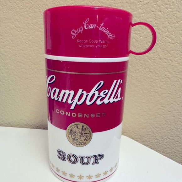 Vintage Campbell's Soup Thermos Can-Tainer - Circa 1998 - Picture 2 of 6
